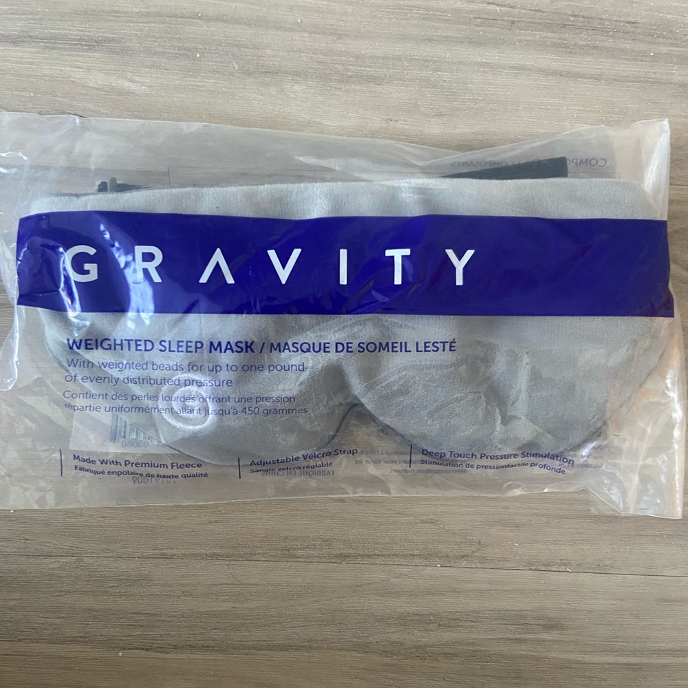 Gravity Weighted Sleep Mask